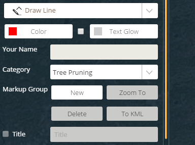 markup panel options